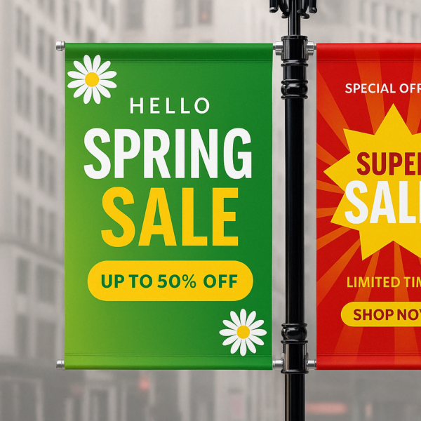 24" Pole Banners