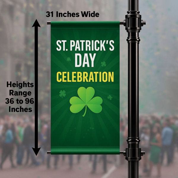 30" Wide Pole Banners