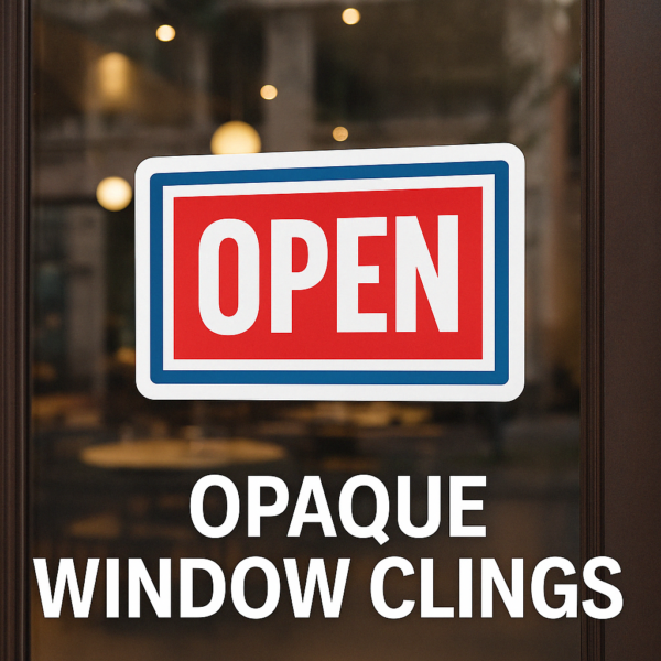 Opaque Window Clings