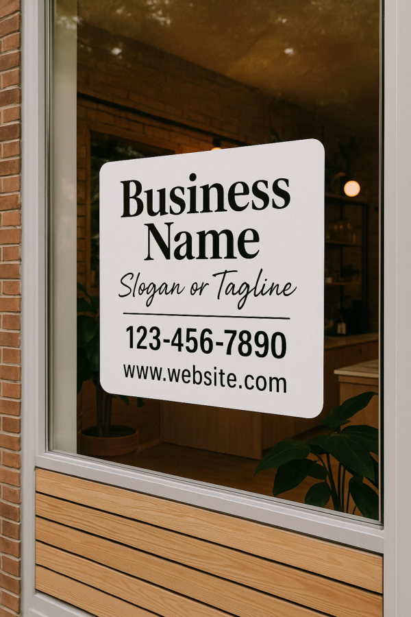 White Window Clings - Image 3