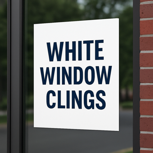 White Window Clings - Image 2