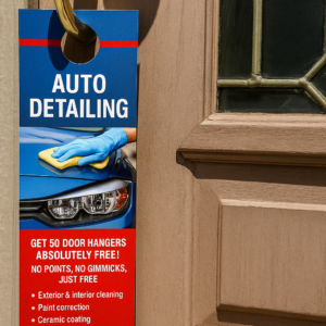 Free Door Hangers For Auto Detailing Door