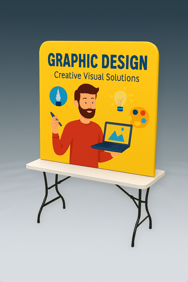Curved Tension Fabric Display