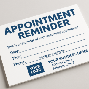Free Appointment Reminder Postcards
