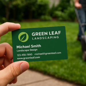 Free Business Cards For Landscaping Services