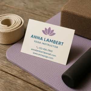 Free Business Cards For Yoga Instructors