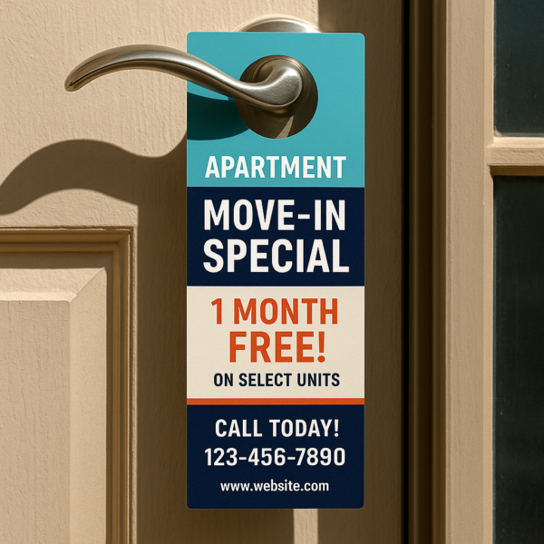 Free Door Hangers For Apartment Move-In Specials