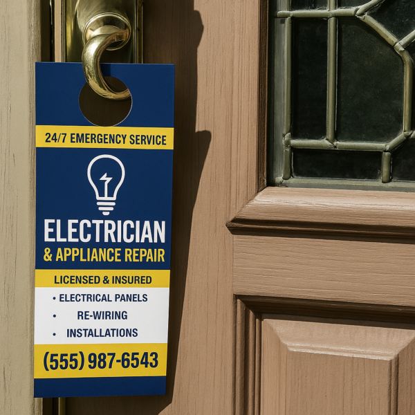 Free Door Hangers For Electricians & Appliance Repair