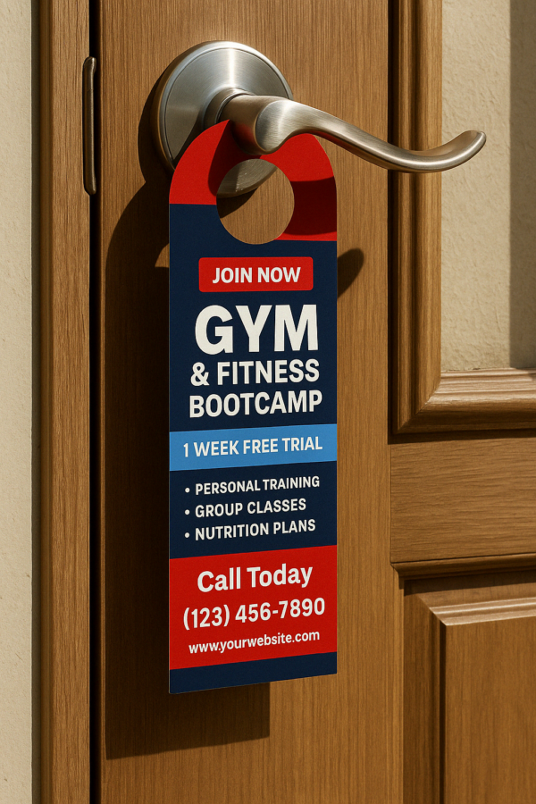 Free Door Hangers For Fitness Bootcamps