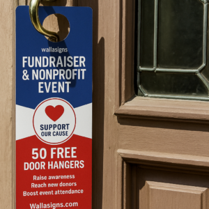 Free Door Hangers For Fundraisers & Nonprofit Events