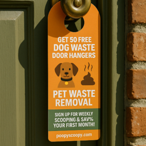 Free Door Hangers For Pet Waste Removal Promotions