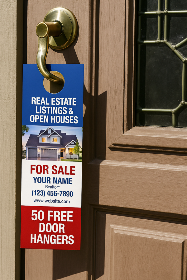 Free Door Hangers For Real Estate Listings & Open Houses