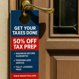 Free Door Hangers For Tax Prep Promotions