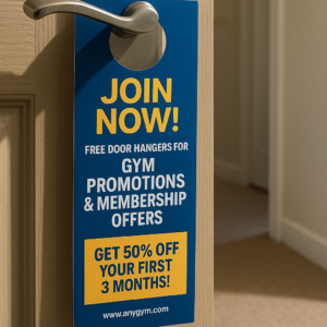 Free Door Hangers for Gym Promotions & Membership Offers
