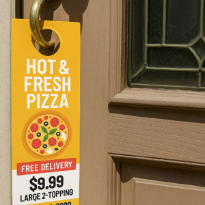 Free Door Hangers for Pizza Delivery & Takeout Specials