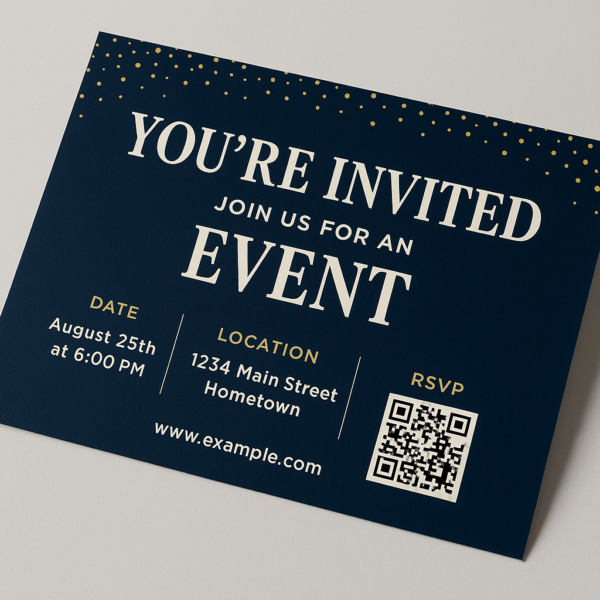 Free Event Invitation Postcards