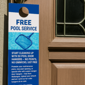 Free Door Hangers For Pool Cleaning