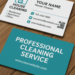 Free Business Cards for House Cleaners