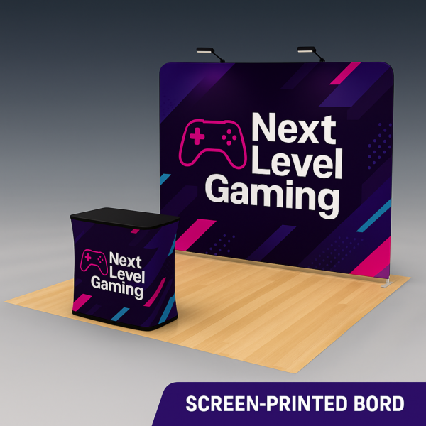 8 Foot Straight Booth Bundle