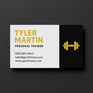 Free Personal Trainer Business Cards