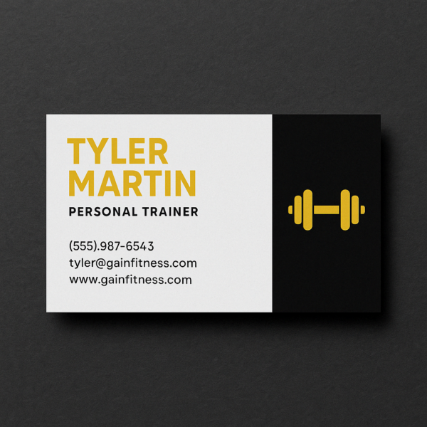 Free Personal Trainer Business Cards