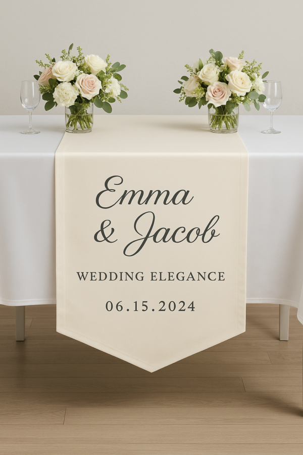 Wedding Elegance Custom Table Runners