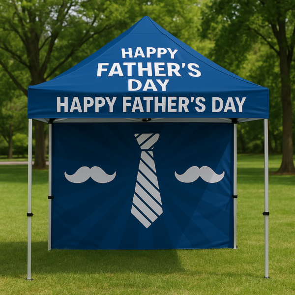 10x10 Aluminum Canopy Tent – Custom Father’s Day Edition