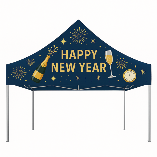 10x10 Aluminum Canopy Tent – New Year’s Edition