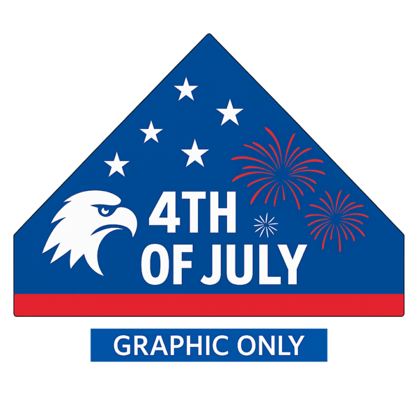 5x5 Steel Canopy Tent – Compact Patriotic Pop-Up for 4th of July - Image 2
