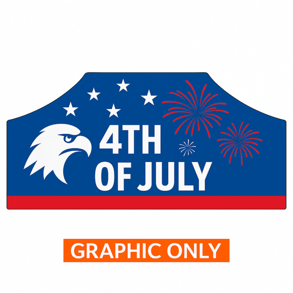 20x10 Aluminum Canopy Tent – Patriotic Double-Wide Pop-Up for 4th of July - Image 2