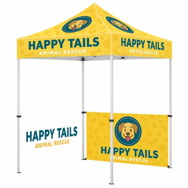 5ft Steel Canopy Tent Half Wall