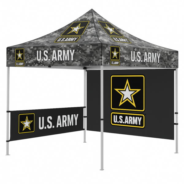 10ft Canopy Half Wall – Custom Printed Side Barrier - Image 3