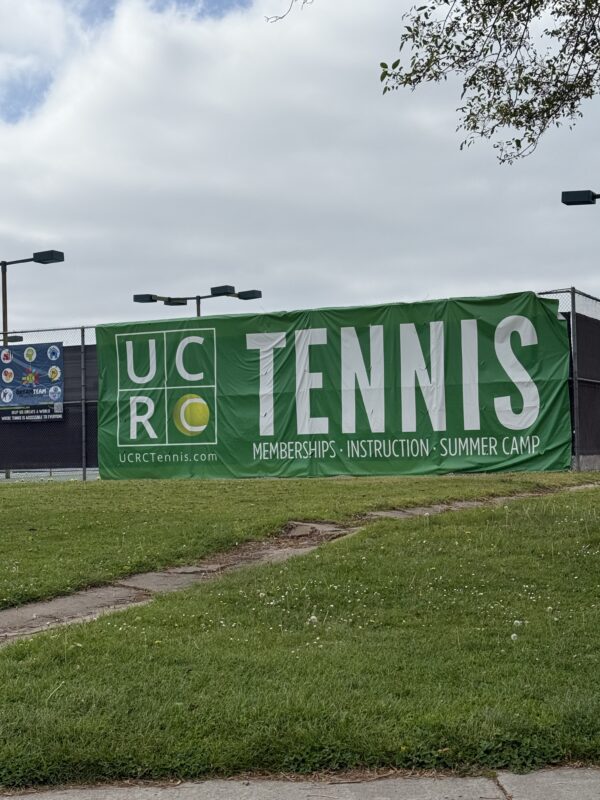 10x30 Heavy-Duty Outdoor Banner for Fence & Tennis Court Walls