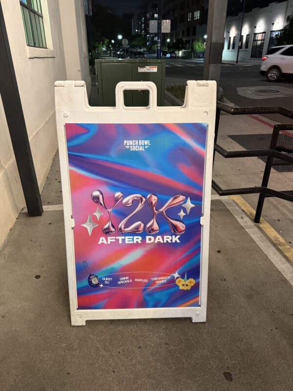 Custom A-Frame Sidewalk Sign Insert (24x36) – Full-Color Weatherproof