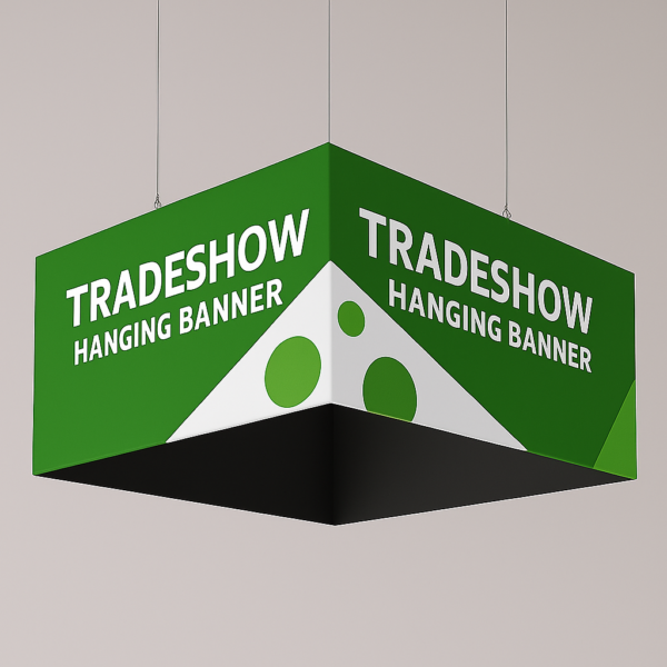 Banner de exhibición en evento