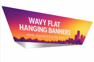 Banners Colgantes sobre la Ciudad