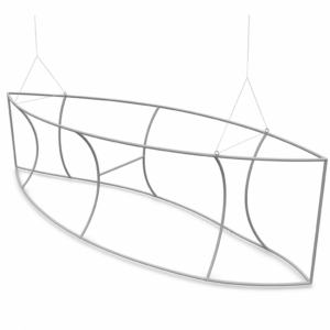 Estructura metálica en forma de balón