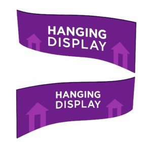 Exhibición Colgante Geométrica Violeta