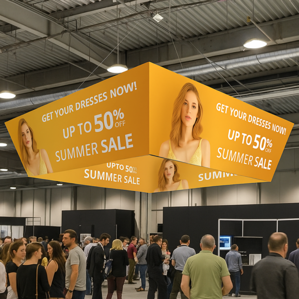 Venta de verano en exposición