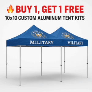 Buy 1 Get 1 Free – 10x10 Custom Aluminum Tent Kits