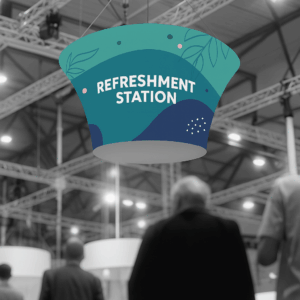 Estación de Refrescos en Exposición