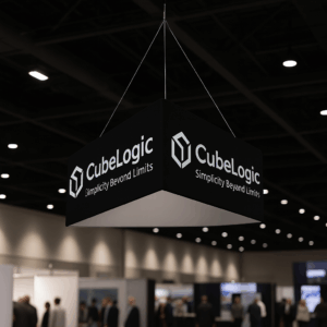 Exhibición de CubeLogic en conferencia