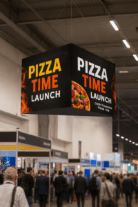 Lanzamiento de Pizza en Expo