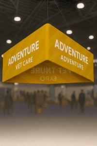 Pancarta Aventura en Exposición