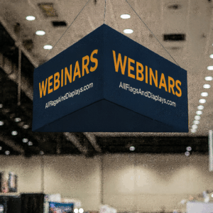 Señal de promoción de webinars
