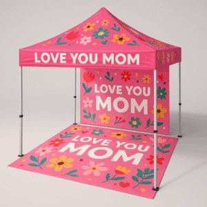 Custom Floor Graphic Tent