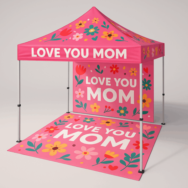Custom Floor Graphic Tent