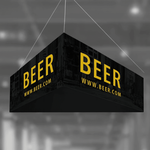 Banner de Cerveza en Exhibición