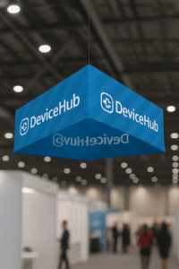 Exhibición de DeviceHub en evento