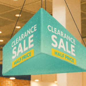 Venta de liquidación en tienda